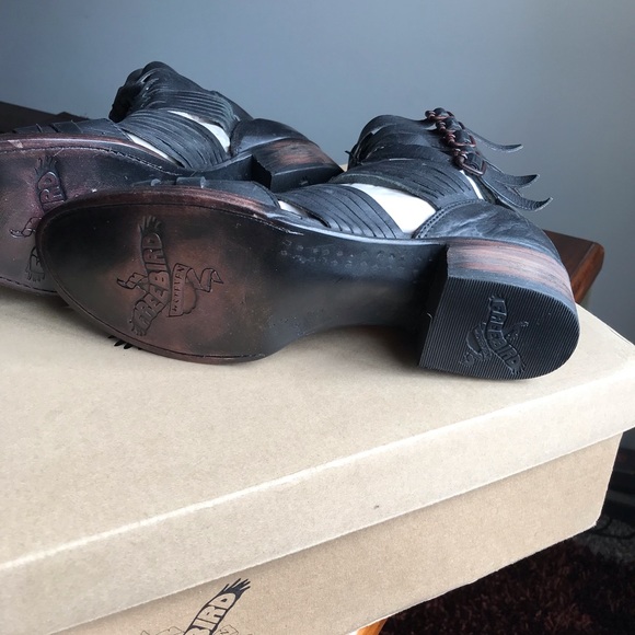 Free birds by Steven Sally Haurache black booties size 10 - Picture 5 of 14